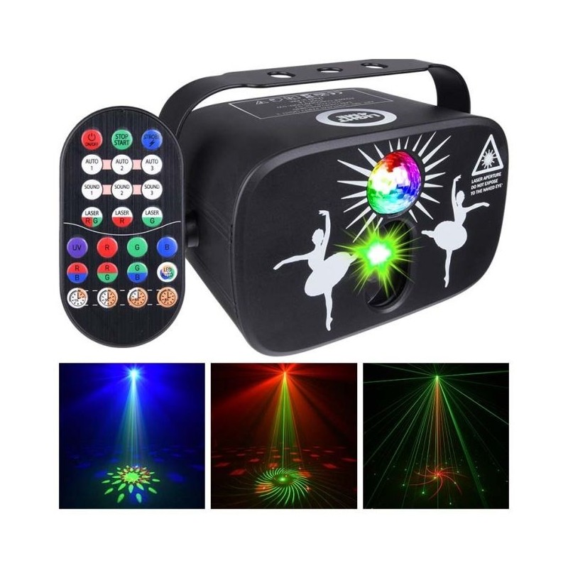 Oświetlenie disco LED LIGHT4ME PARTY LIGHT 3 efekt