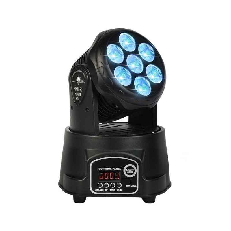 Głowica ruchoma LED wash LIGHT4ME COMPACT PMH 7x8W