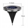 MACLEAN SOLARNA LAMPA NAJAZDOWA OGRODOWA LED IP44, 12 LED SMD, 4000K MCE318