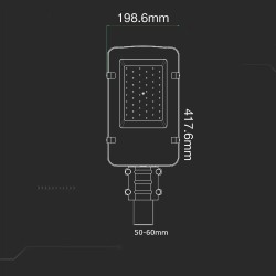 Oprawa uliczna LED V-TAC VT-30ST 30W SAMSUNG CHIP 4000K 3000lm (SKU 215251) Szary