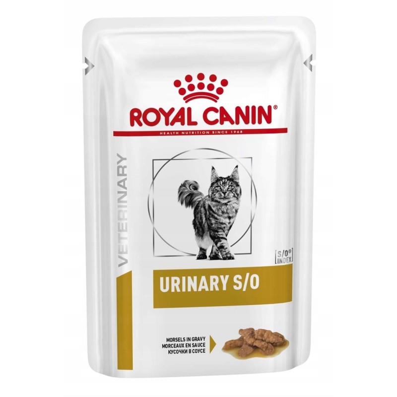 ROYAL CANIN Urinary S/O - karma mokra dla kotów ze schorzeniami dolnych dróg moczowych - 12x85g