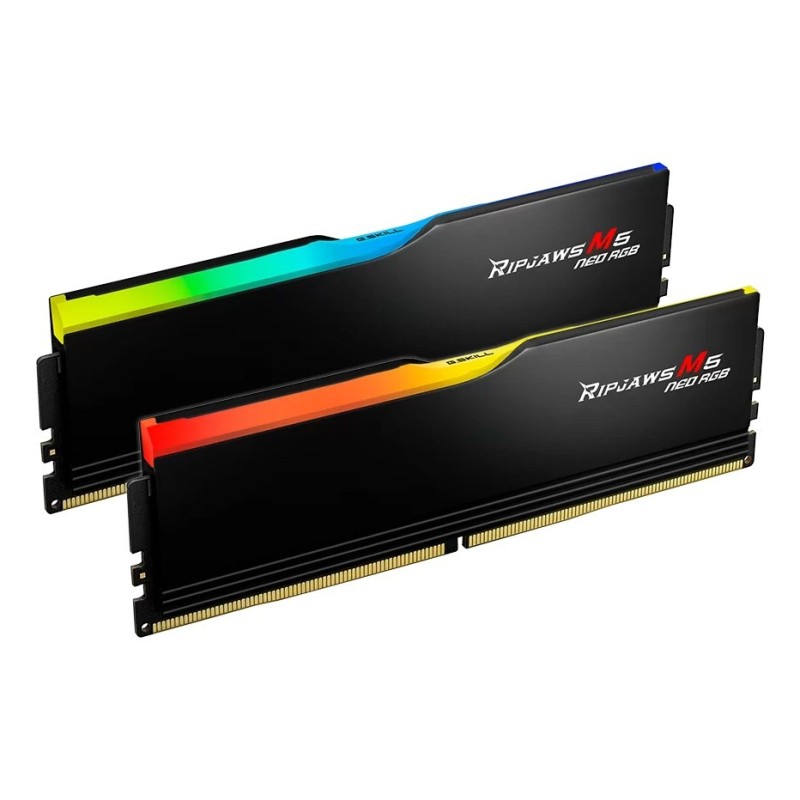 G.SKILL RIPJAWS M5 NEO AMD RGB DDR5 2X16GB 6000MHZ CL36-36 F5-6000J3636F16GX2-RM5NRK G.SKILL RIPJAWS M5 NEO AMD RGB DDR5 2X16GB 6000MHZ CL36-36 F5-6000J3636F16GX2-RM5NRK