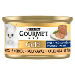 PURINA Gourmet Gold Mus z indykiem - mokra karma dla kota - 85 g