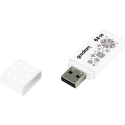 GOODRAM FLASHDRIVE 64GB UME2-WINTER WHITE USB 2.0