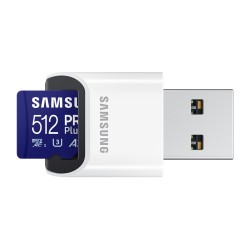 Samsung microSDXC 512GB PRO Plus 2023 + czytnik