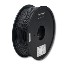 Materiały drukarskie 3D Qoltec 50677 ABS Czarny