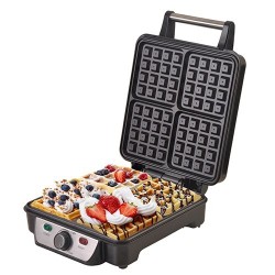 Gofrownica CAMRY CR 3025 (1150W kolor czarny)