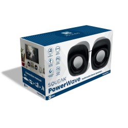 SQUEAK GŁOŚNIKI KOMPUTEROWE POWERWAVE STEREOFONICZNE AUX+USB SQ1003