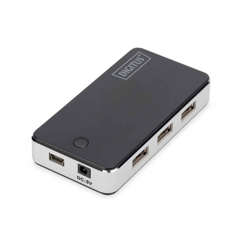 Hub DIGITUS DA-70222 (7x USB 2.0 kolor czarny) Hub DIGITUS DA-70222 (7x USB 2.0 kolor czarny)
