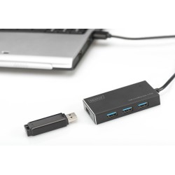 Digitus Koncentrator USB 3.0 Office, 4 porty