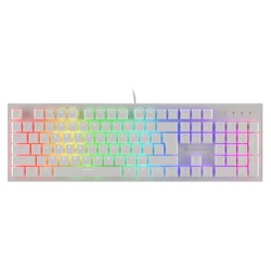 KLAWIATURA DLA GRACZY GENESIS THOR 303 US PODŚWIETLENIE RGB MECHANICZNA BROWN SWITCH BIAŁA HOT SWAP