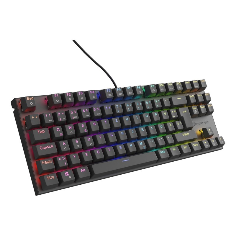 GENESIS Thor 303 TKL klawiatura Gaming USB QWERTZ Niemiecki Czarny GENESIS Thor 303 TKL klawiatura Gaming USB QWERTZ Niemiecki Czarny