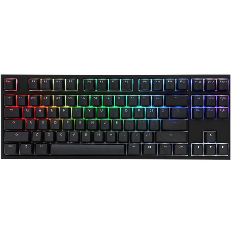Ducky One 2 RGB TKL klawiatura Gaming USB Niemiecki Czarny