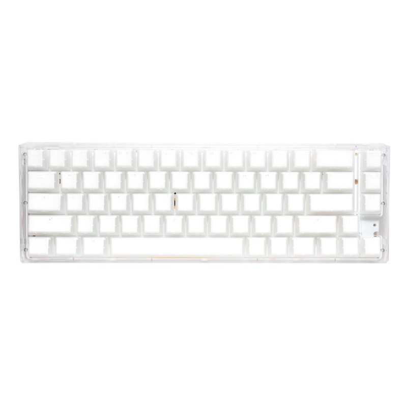 Ducky One 3 Aura White SF klawiatura Gaming USB QWERTY Amerykański międzynarodowy Biały Ducky One 3 Aura White SF klawiatura Gaming USB QWERTY Amerykański międzynarodowy Biały