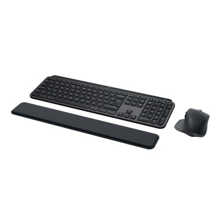 Klawiatura Logitech MX Keys S Combo + myszka Biuro RF Wireless + Bluetooth QWERTY Amerykański międzynarodowy Grafitowy