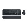 Klawiatura Logitech MX Keys S Combo + myszka Biuro RF Wireless + Bluetooth QWERTY Amerykański międzynarodowy Grafitowy