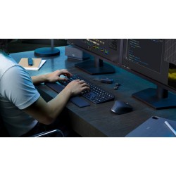 Klawiatura Logitech MX Keys S Combo + myszka Biuro RF Wireless + Bluetooth QWERTY Amerykański międzynarodowy Grafitowy