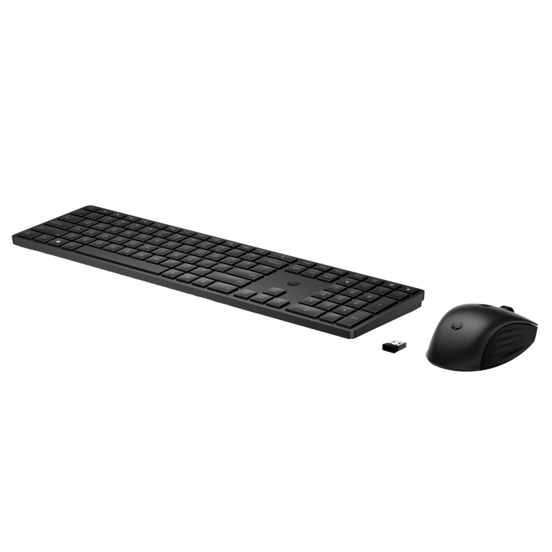 Zestaw klawiatura + mysz HP 650 Wireless Keyboard and Mouse Combo bezprzewodowe czarne 4R013AA Zestaw klawiatura + mysz HP 650 Wireless Keyboard and Mouse Combo bezprzewodowe czarne 4R013AA