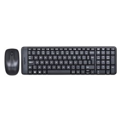 Zestaw klawiatura + mysz membranowa Logitech MK220 920-003168 (USB 2.0 kolor czarny optyczna)