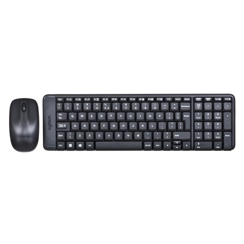Zestaw klawiatura + mysz membranowa Logitech MK220 920-003168 (USB 2.0 kolor czarny optyczna) Zestaw klawiatura + mysz membranowa Logitech MK220 920-003168 (USB 2.0 kolor czarny optyczna)