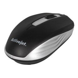 Activejet AMY-313 Mysz bezprzewodowa USB (optyczna 1200 DPI kolor czarno-szary)