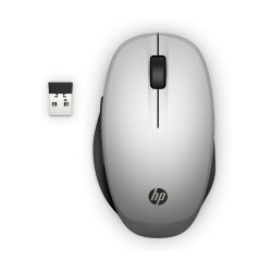 Mysz HP Dual Mode Wireless/Bluetooth Mouse Silver 300 bezprzewodowa srebrna 6CR72AA
