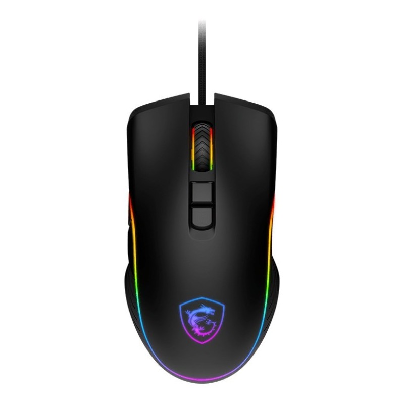 Myszka MSI FORGE GM300 Gaming Oburęczny USB Typu-A Optyczny 7200 DPI Myszka MSI FORGE GM300 Gaming Oburęczny USB Typu-A Optyczny 7200 DPI