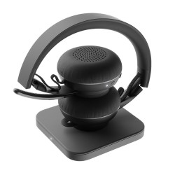 Słuchawki z mikrofonem Logitech Zone (981000854) Bluetooth Grafitowy