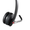 Logitech H820e Zestaw słuchawkowy Bezprzewodowy Opaska na głowę Biuro/centrum telefoniczne Podstawka do ładowania Czarny