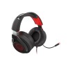 GENESIS Radon 610 Zestaw słuchawkowy Przewodowa Opaska na głowę Gaming USB Typu-A Czarny, Czerwony