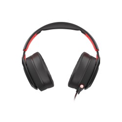 GENESIS Radon 610 Zestaw słuchawkowy Przewodowa Opaska na głowę Gaming USB Typu-A Czarny, Czerwony