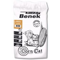 SUPER BENEK Corn Cat Naturalny - żwirek do kuwety - 35 l