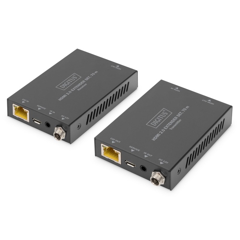 Digitus Zestaw HDMI Extender, 4K / 60 Hz, 70 m Digitus Zestaw HDMI Extender, 4K / 60 Hz, 70 m