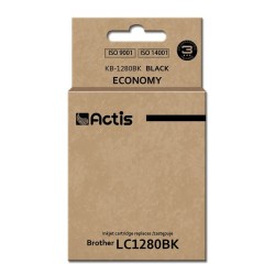 Tusz ACTIS KB-1280Bk (zamiennik Brother LC1280BK Standard 60 ml czarny)