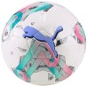 Piłka nożna Puma Orbita 5 Hybrid Lite 350 biało-zielono-różowa