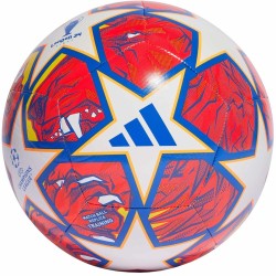 Piłka nożna adidas UCL Training biało-czerwona IN9332 rozm. 5