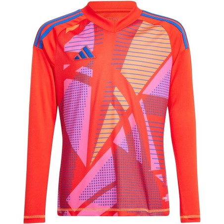Koszulka bramkarska dla dzieci adidas Tiro 24 Competition Long Sleeve czerwona IN0431 140cm