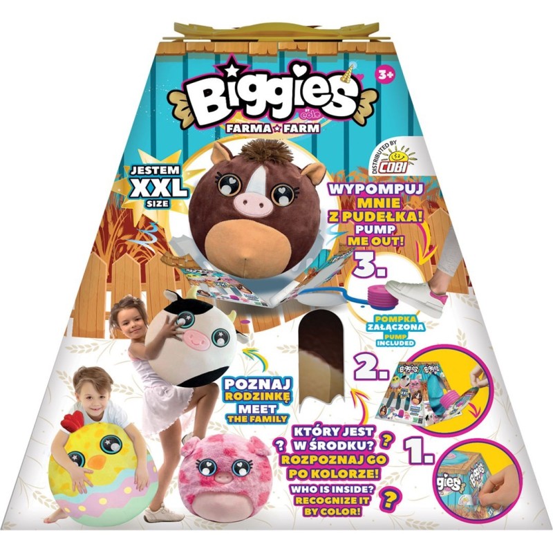 COBI BIGGIES Maskotka do pompowania Farma 004126 COBI BIGGIES Maskotka do pompowania Farma 004126