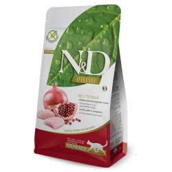 FARMINA N&D Prime Chicken & Pomegranate Adult Neutered - sucha karma dla kota - 1,5kg