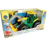 Traktor spych + koparka LENA 02080 zielony