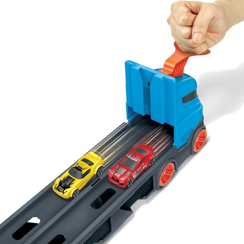 Hot Wheels City Wyscigowy Transporter 2W1 Gvg37 Hot Wheels City Wyscigowy Transporter 2W1 Gvg37
