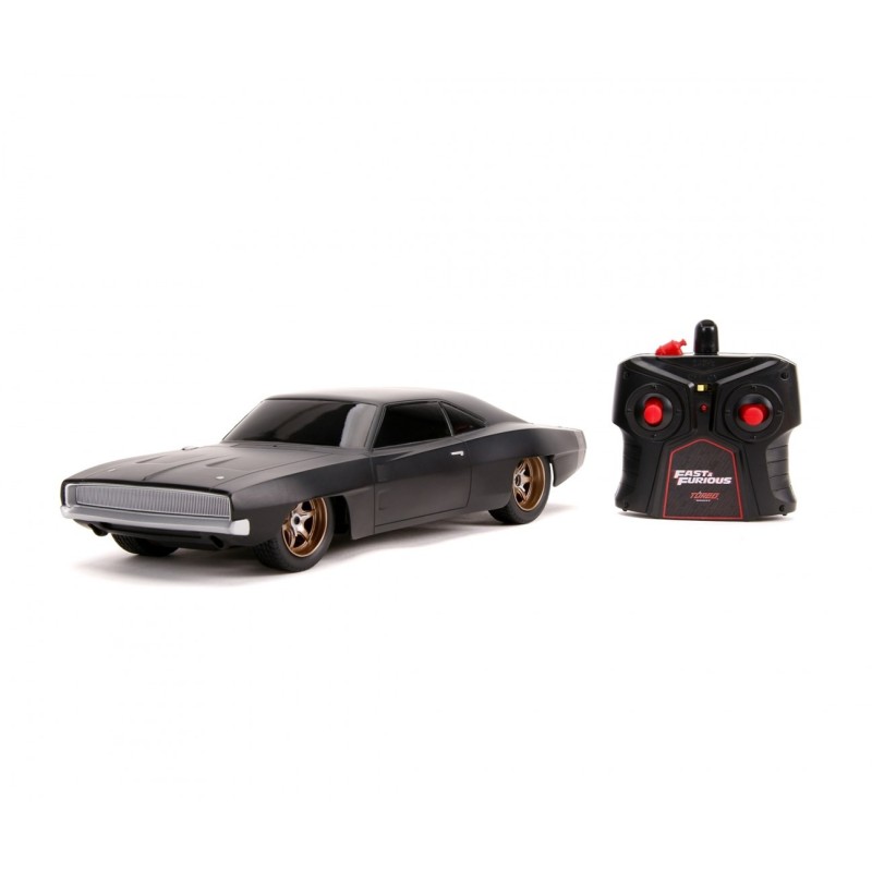 Jada Toys Fast&Furious RC Dom's Dodge Charger 1:16 zdalnie sterowany model Samochód Silnik elektryczny Jada Toys Fast&Furious RC Dom's Dodge Charger 1:16 zdalnie sterowany model Samochód Silnik elektryczny