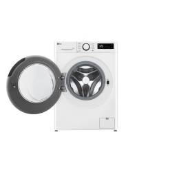 LG F4DR509SBW pralko-suszarka Wolnostojący Od przodu Czarny, Biały D