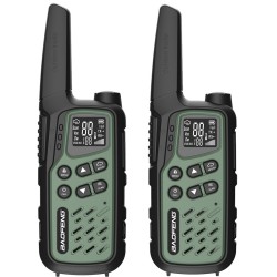 Krótkofalówka Baofeng BF-T25E zielona, 2 sztuki