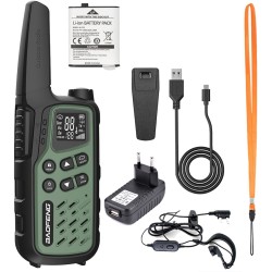 Krótkofalówka Baofeng BF-T25E zielona, 2 sztuki