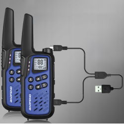 Krótkofalówka Baofeng BF-T25E niebieska, 2 sztuki