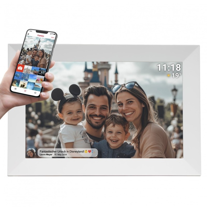 Ramka na zdjęcia Denver z FRAMEO 10.1" 16GB biała Ramka na zdjęcia Denver z FRAMEO 10.1" 16GB biała