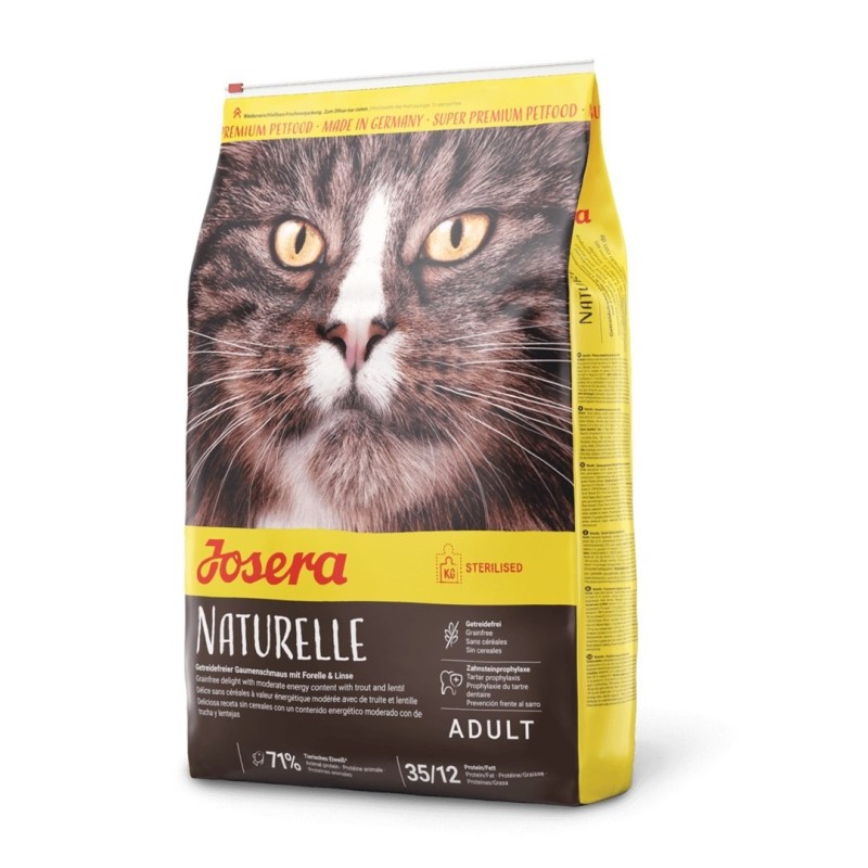 Josera Cat NATURELLE Adult Sterilised Pstrąg - karma dla kotów sterylizowanych - 10kg