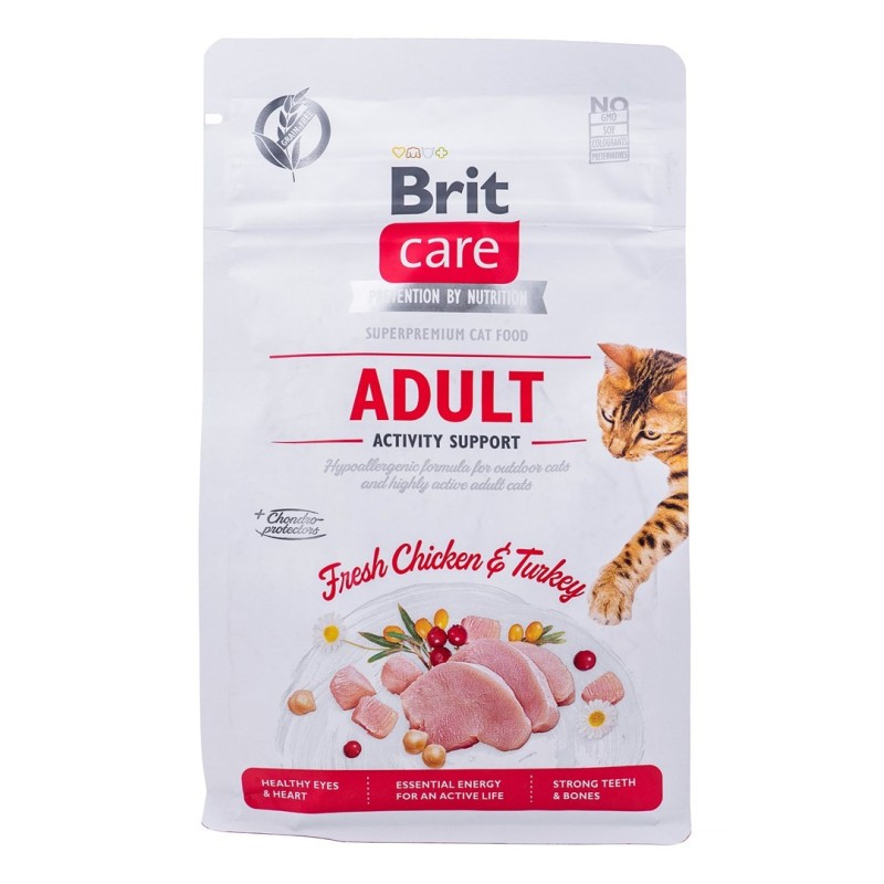 BRIT Care Grain Free Activity Support Adult - sucha karma dla kota - 400 g