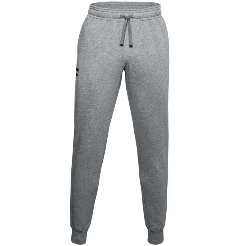 Spodnie męskie Under Armour Rival Fleece Jogger szare 1357128 012 S Spodnie męskie Under Armour Rival Fleece Jogger szare 1357128 012 S